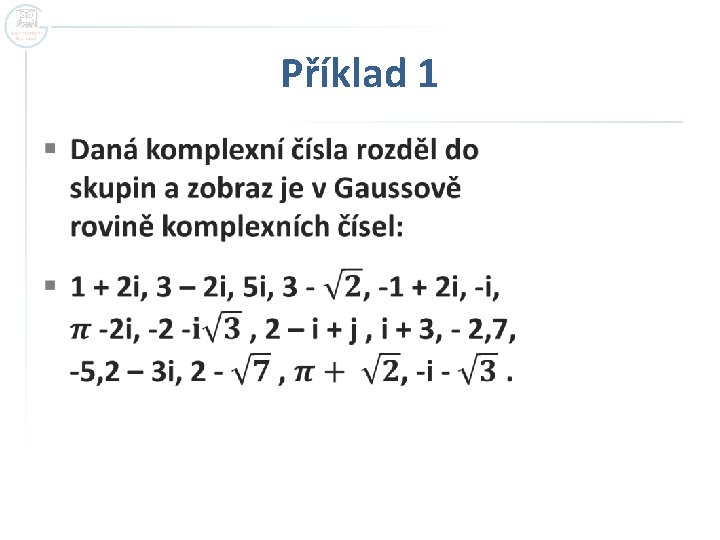 Příklad 1 § 