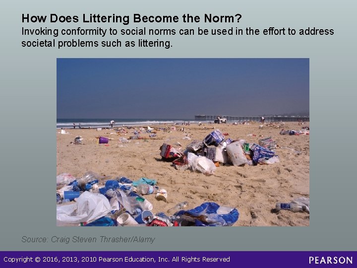 How Does Littering Become the Norm? Invoking conformity to social norms can be used