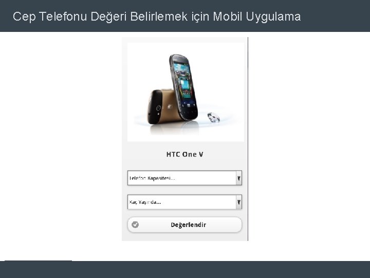 Cep Telefonu Değeri Belirlemek için Mobil Uygulama © 2011 Adobe Systems Incorporated. 