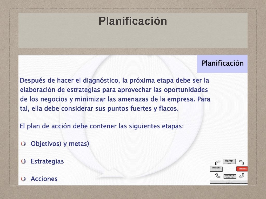 Planificación 