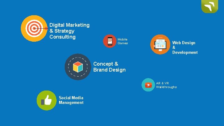 Digital Marketing & Strategy Consulting Mobile Games Web Design & Development Concept & Brand