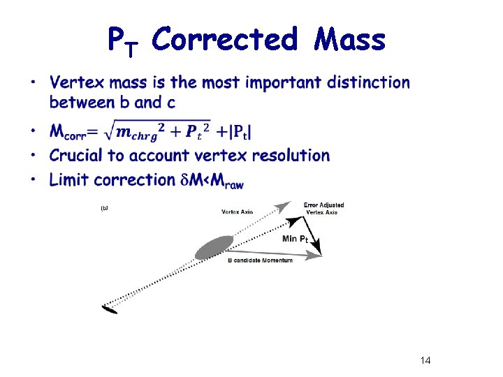 PT Corrected Mass • 14 
