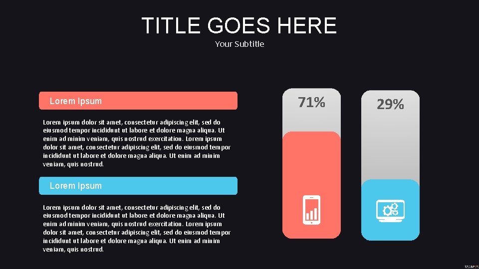 TITLE GOES HERE Your Subtitle Lorem Ipsum Lorem ipsum dolor sit amet, consectetur adipiscing