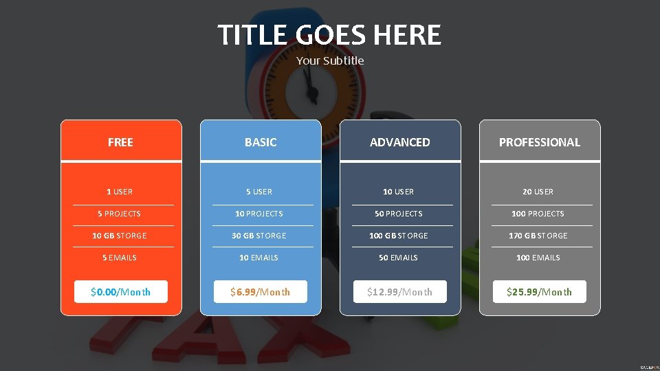 TITLE GOES HERE Your Subtitle FREE BASIC ADVANCED PROFESSIONAL 1 USER 5 USER 10