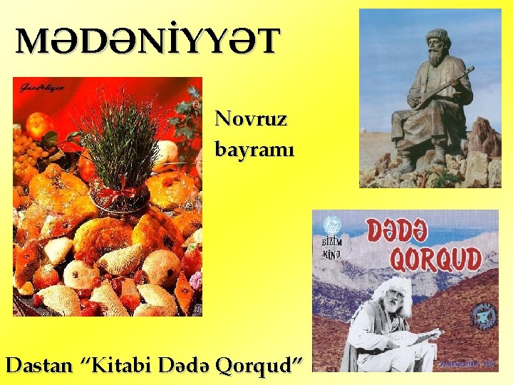 MƏDƏNİYYƏT Novruz bayramı Dastan “Kitabi Dədə Qorqud” 