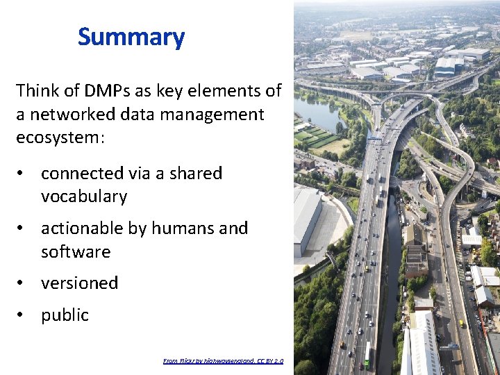 Summary Think of DMPs as key elements of a networked data management ecosystem: •