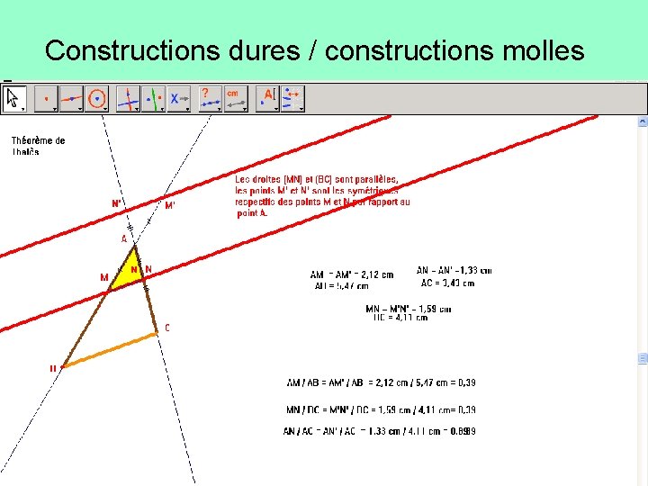 Constructions dures / constructions molles 