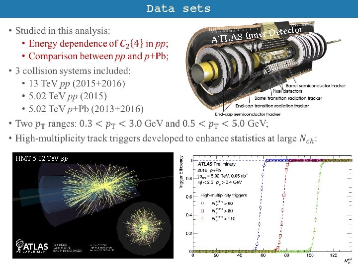 Data sets tector e D r e n n I ATLAS HMT 5. 02