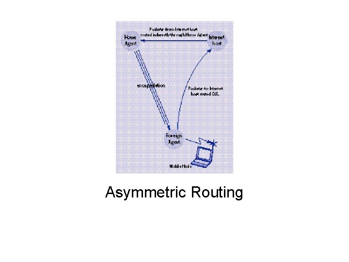 Asymmetric Routing Asymmetric Routing