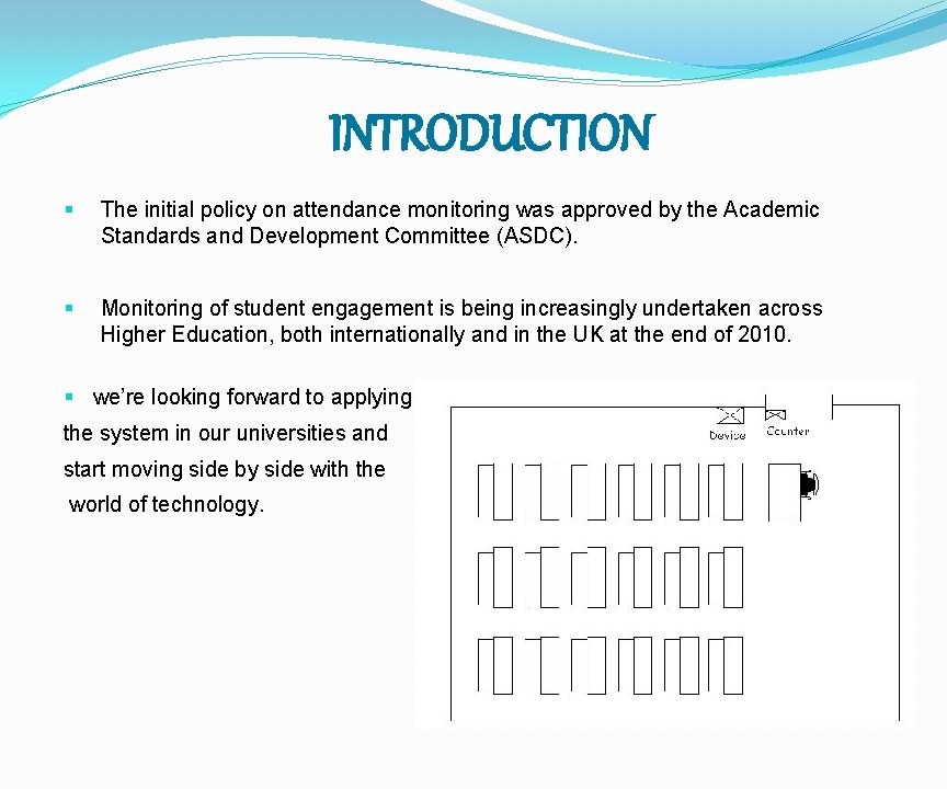 INTRODUCTION § The initial policy on attendance monitoring was approved by the Academic Standards