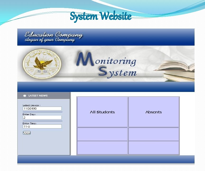 System Website 