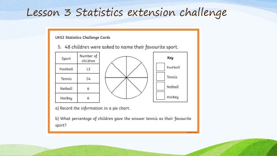 Lesson 3 Statistics extension challenge 
