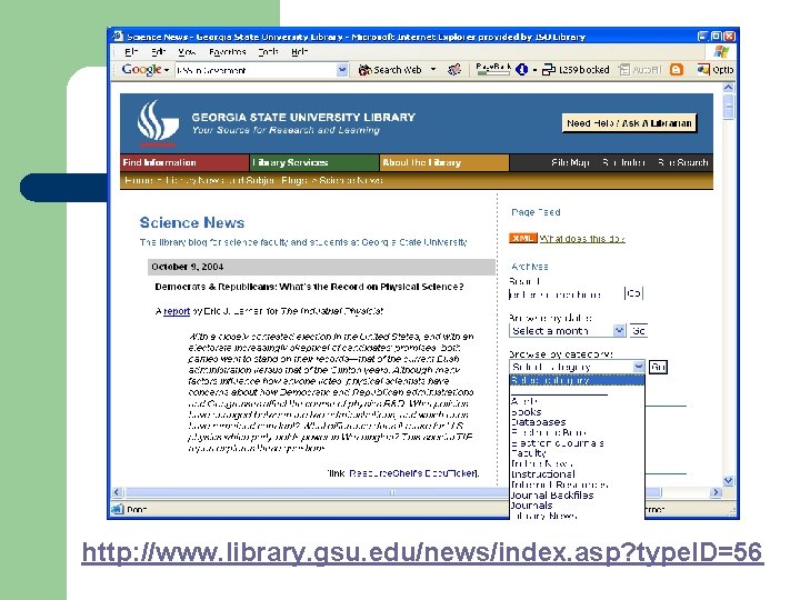 http: //www. library. gsu. edu/news/index. asp? type. ID=56 