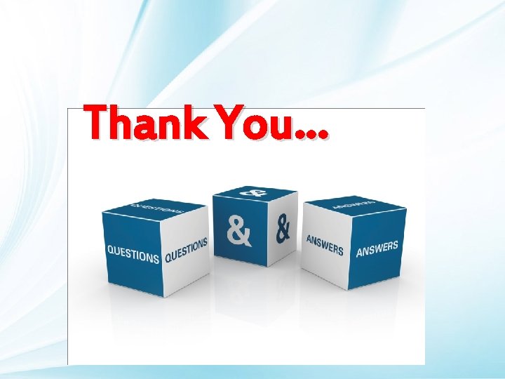 Thank You… 
