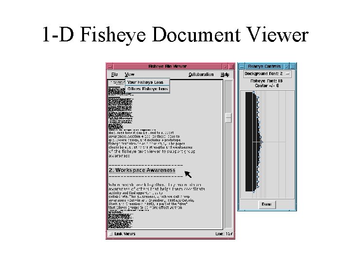 1 -D Fisheye Document Viewer 