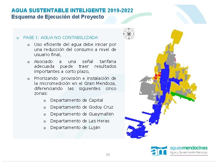 AGUA SUSTENTABLE INTELIGENTE 2019 -2022 Esquema de Ejecución del Proyecto o FASE I: AGUA