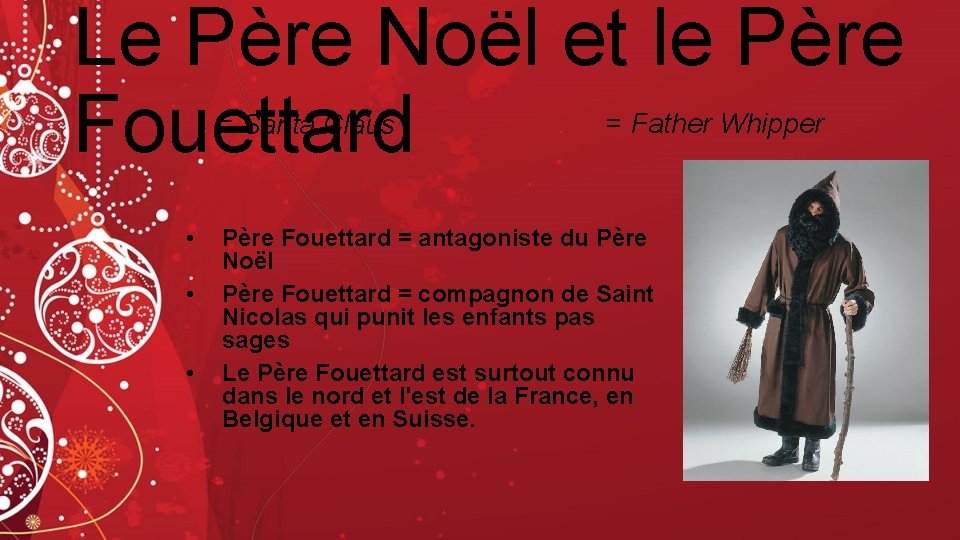 Le Père Noël et le Père Fouettard = Santa Claus • • • =