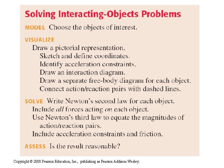 Copyright © 2008 Pearson Education, Inc. , publishing as Pearson Addison-Wesley. 