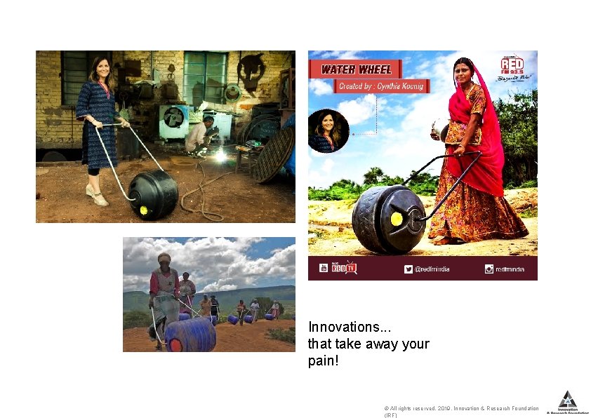 Innovations. . . that take away your pain! © All rights reserved. 2019. Innovation