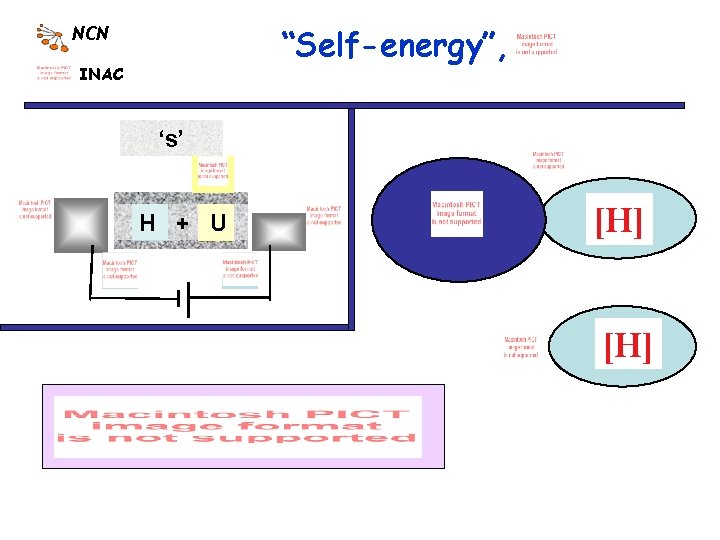 “Self-energy”, NCN INAC ‘s’ H + U [H] 