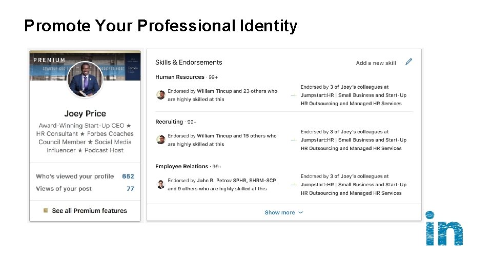 Promote Your Professional Identity 