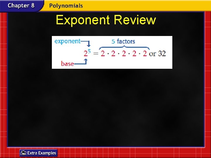 Exponent Review 