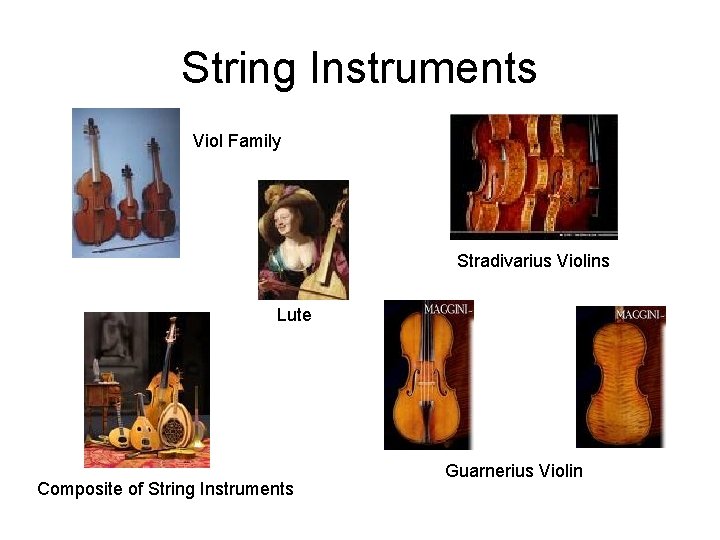 String Instruments Viol Family Stradivarius Violins Lute Composite of String Instruments Guarnerius Violin 