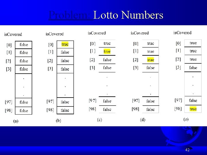 Problem: Lotto Numbers 42 