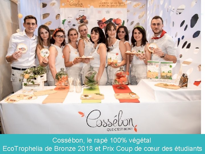 Cossébon, le rapé 100% végétal Eco. Trophelia de Bronze 2018 et Prix Coup de