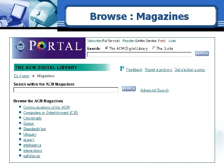 Browse : Magazines 