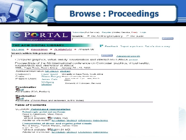 Browse : Proceedings 