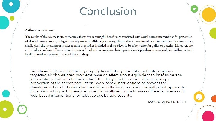 Conclusion 