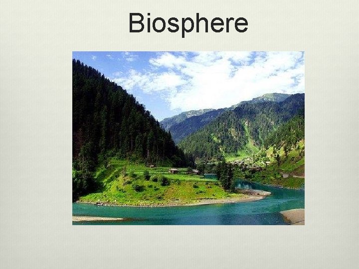 Biosphere 