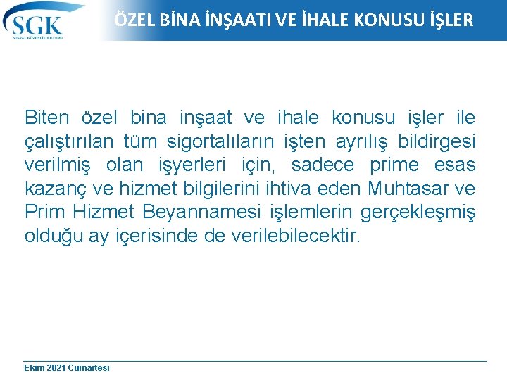 ÖZEL BİNA İNŞAATI VE İHALE KONUSU İŞLER Biten özel bina inşaat ve ihale konusu