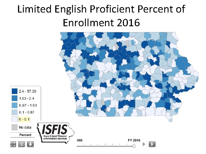 Limited English Proficient Percent of Enrollment 2016 33 