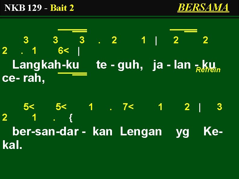 BERSAMA NKB 129 - Bait 2 2 3. 1 3 3 6< | .