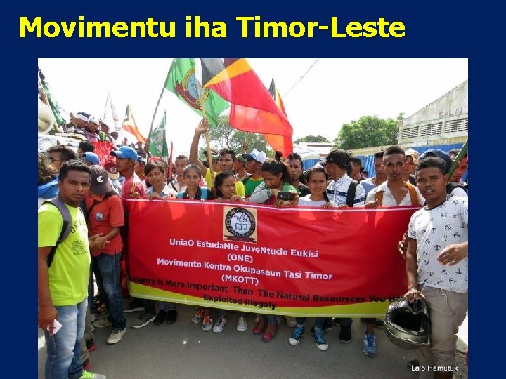 Movimentu iha Timor-Leste 