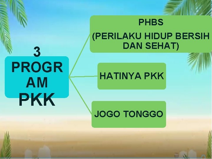 3 PROGR AM PKK PHBS (PERILAKU HIDUP BERSIH DAN SEHAT) HATINYA PKK JOGO TONGGO