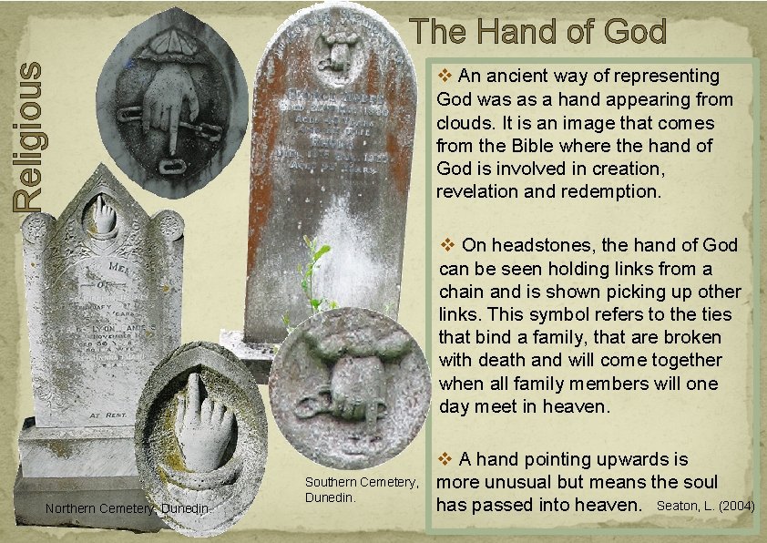 Religious The Hand of God v An ancient way of representing God was as Religious The Hand of God v An ancient way of representing God was as