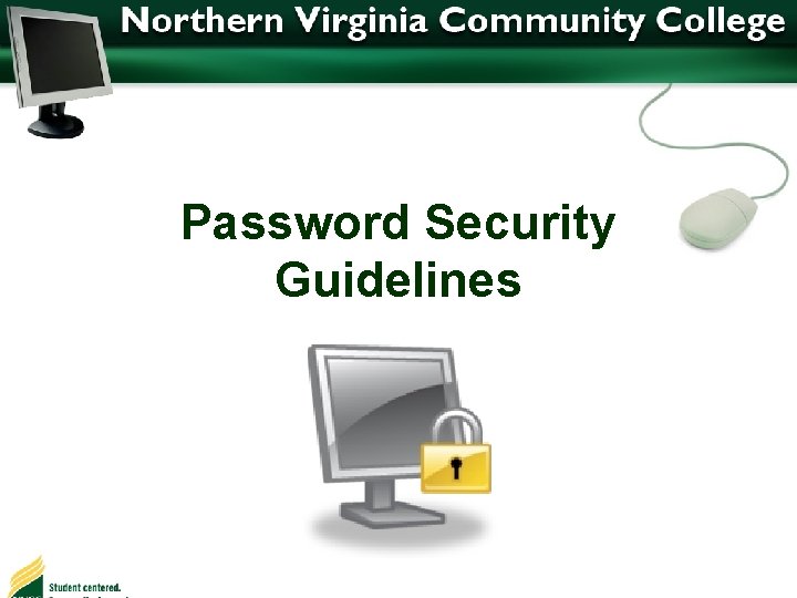 Password Security Guidelines 