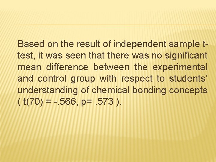 Based on the result of independent sample ttest, it was seen that there was