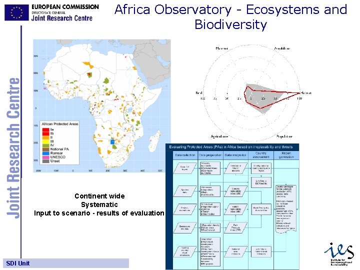 Africa Observatory - Ecosystems and Biodiversity Continent wide Systematic Input to scenario - results