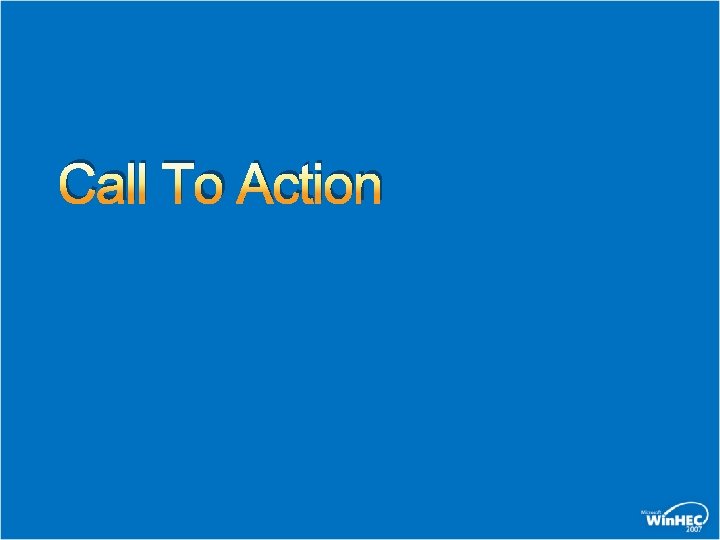 Call To Action 