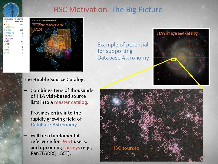 Hubble Legacy Archive and Hubble Source Catalog Dec