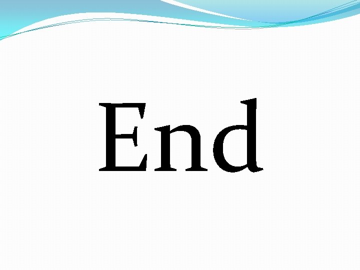 End 