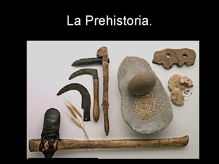 La Prehistoria. 