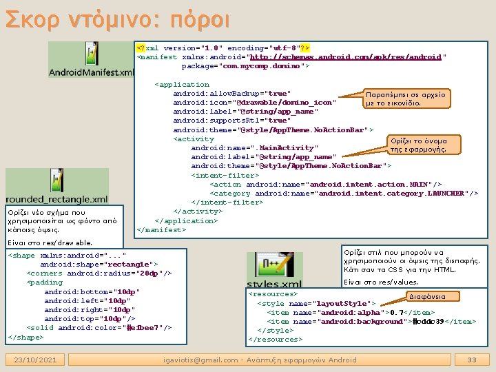 Σκορ ντόμινο: πόροι <? xml version="1. 0" encoding="utf-8"? > <manifest xmlns: android="http: //schemas. android.