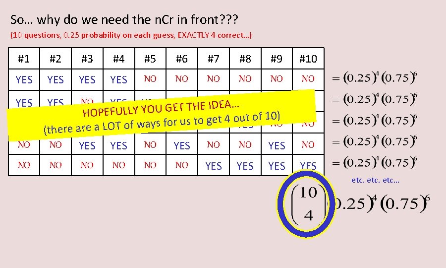 So… why do we need the n. Cr in front? ? ? (10 questions,