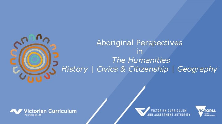 Aboriginal Perspectives in The Humanities History | Civics & Citizenship | Geography 