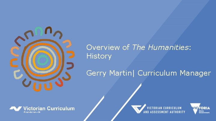 Overview of The Humanities: History Gerry Martin| Curriculum Manager 